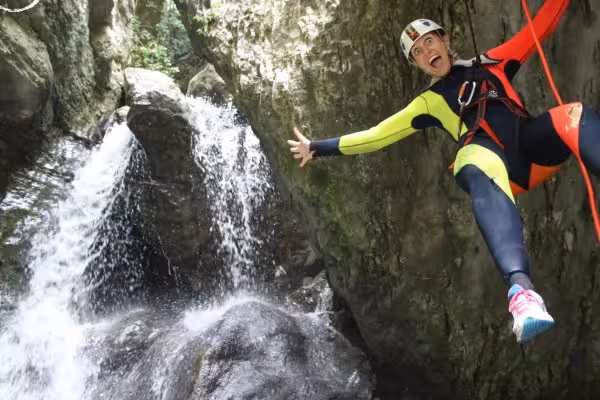Canyoning Vajo dell'Orsa in Brentino am Etschtal
