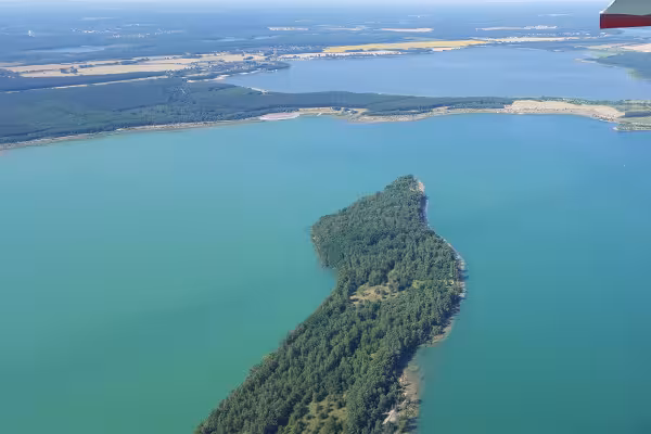 Partwitzer See aus der Luft