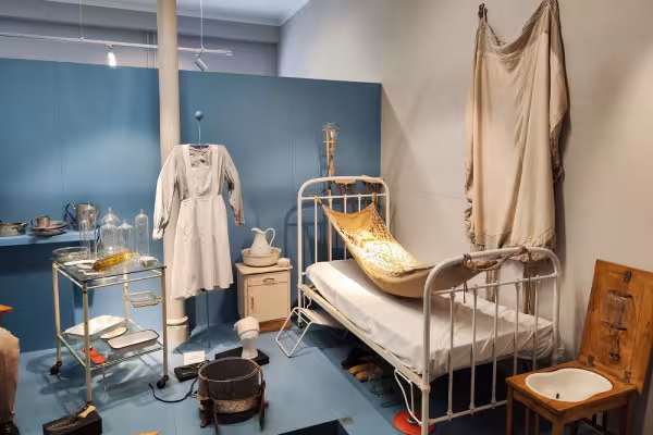 Das Museum erzählt auch etwas über die Psychiatrie.