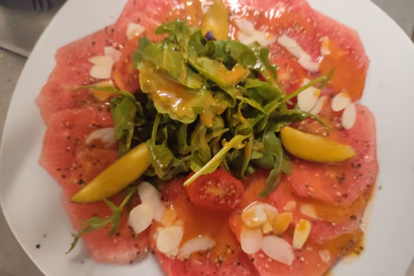 Wassermelonen Carpaccio