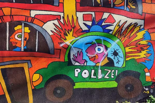Manchmal kommen die bösen Jungs hinter Gitter.