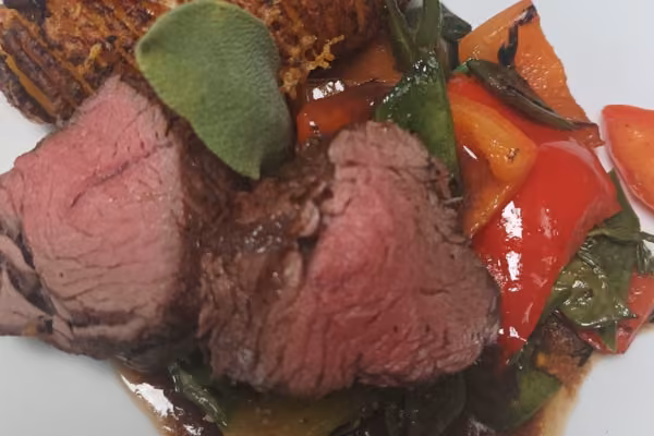 Perfekt gegartes Steak