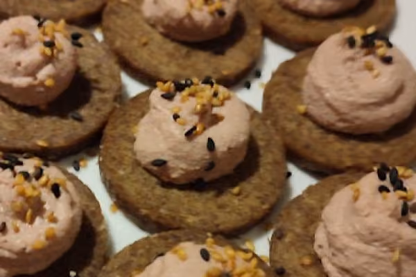 Geflügellebermousse als Fingerfood