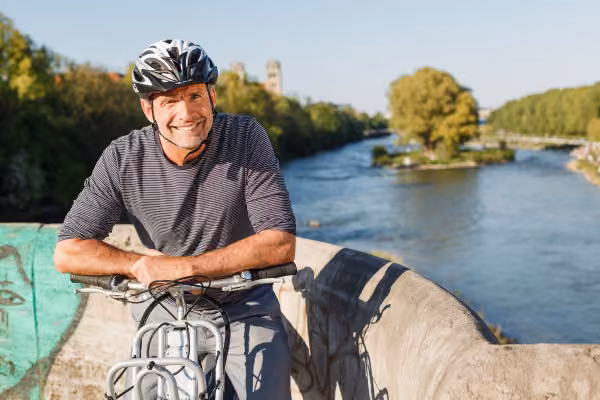 Mann beim Radlen 02, © München Tourismus, Christian Kasper
