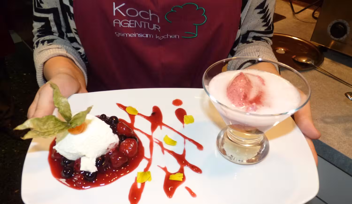 Nachspeisen essen  bei Dresden
