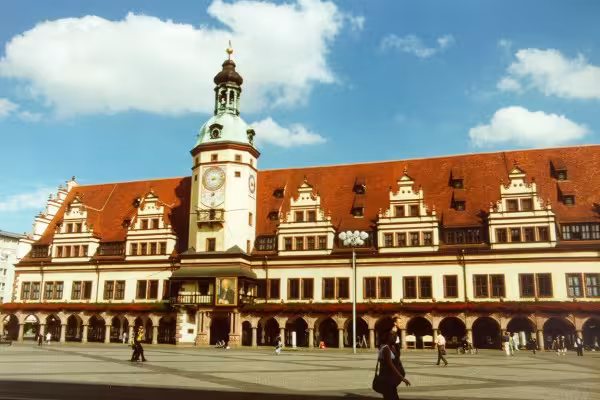 Das Alte Rathaus aus der Renaissancezeit.