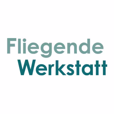 Logo der Fliegenden Werkstatt von Julia Franke, einer mobilen Holzwerkstatt.